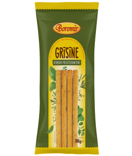 Grisine cu ierburi mediteraneene, 100g