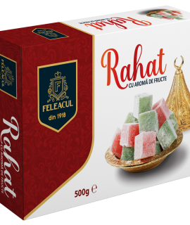Rahat cu aromă de fructe - în cutie, 500g
